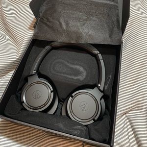 Black Audio-Technica Bluetooth Headphones